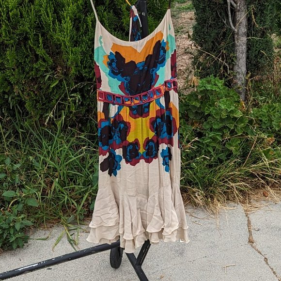 Free People Sweet Lucy Slip pink NWT sz Lg - Picture 2 of 9